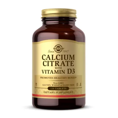 Цитрат кальцію з вітаміном D3, Calcium Citrate with Vitamin D3 - 120 tabs