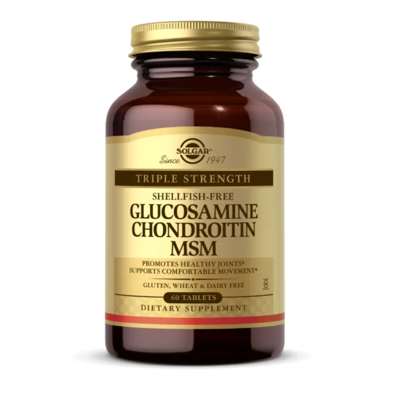 Глюкозамин, хондроитин и МСМ, Triple Strength Glucosamine Chondroitin MSM - 60 tabs