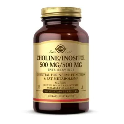 Холін і Інозитол, Choline/Inositol 500 mg/500 mg - 100 vcaps