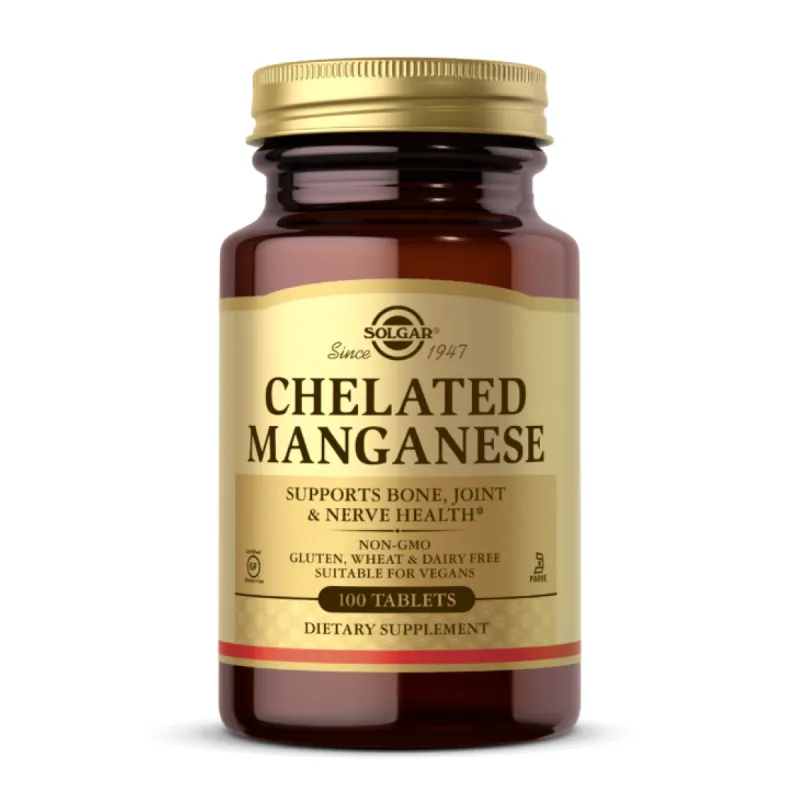 Марганец, Chelated Manganese - 100 tabs