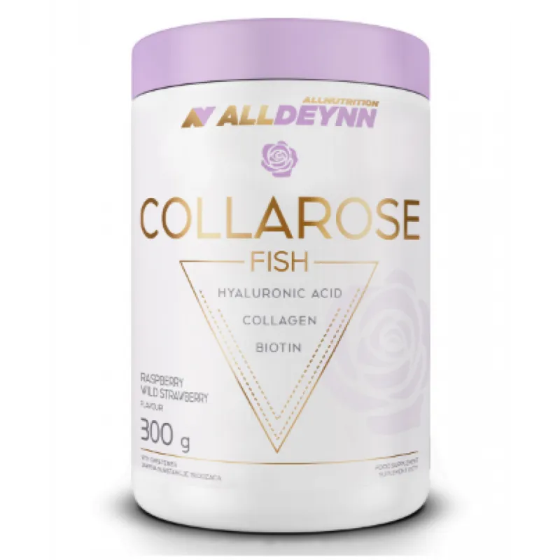 Морской коллаген, AllDeynn Collarose Fish - 300g Raspberry Wild Strawberry