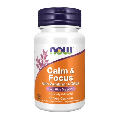 Покой и концентрация, Calm & Focus with Zembrin® & GABA - 60 vcaps