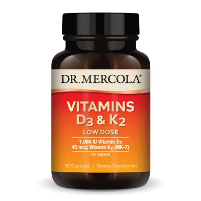 Витамин Д3 из К2, Vitamins D3 & K2 Low Dose - 30 caps