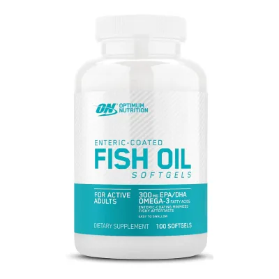 Рыбий жир, Enteric Coated Fish Oil - 100 softgels