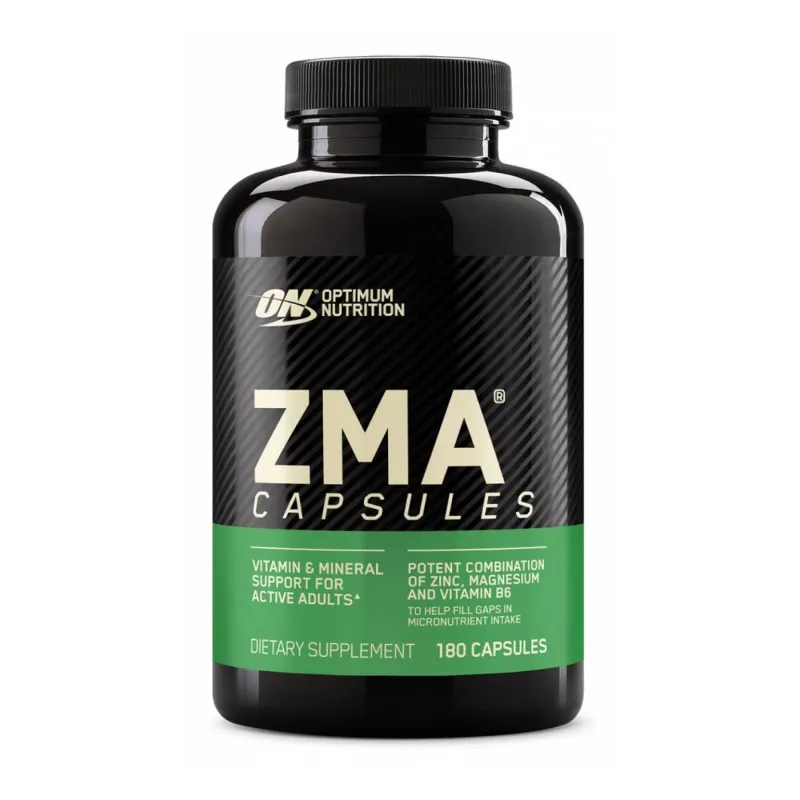 Цинк, Магній та Б6, ZMA - 180 caps