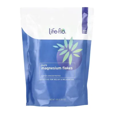 Хлопья магния, Pure Magnesium Flakes - 1.65lb (26.4oz)
