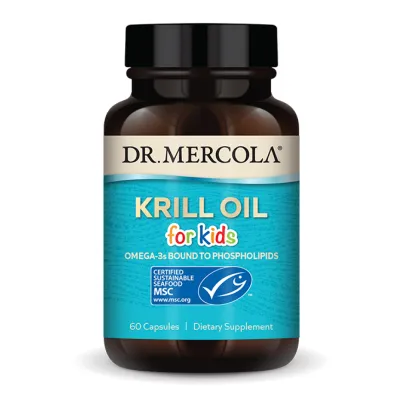 Омега-3 риб’ячий жир Dr. Mercola (Krill Oil for Kids) — 60 капсул