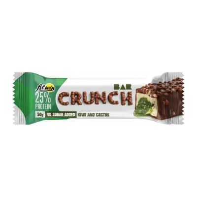 Протеїновий батончик Crunch Bar — 12×50 г, Kiwi and Cactus