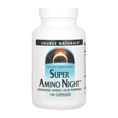 Амінокислоти Source Naturals (Super Amino Night™) — 120 капсул