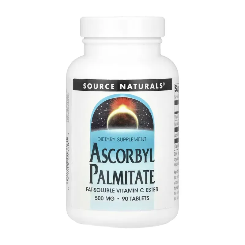 Аскорбіл пальмітат Ascorbyl Palmitate 500mg — 90 таблеток для щоденної підтримки