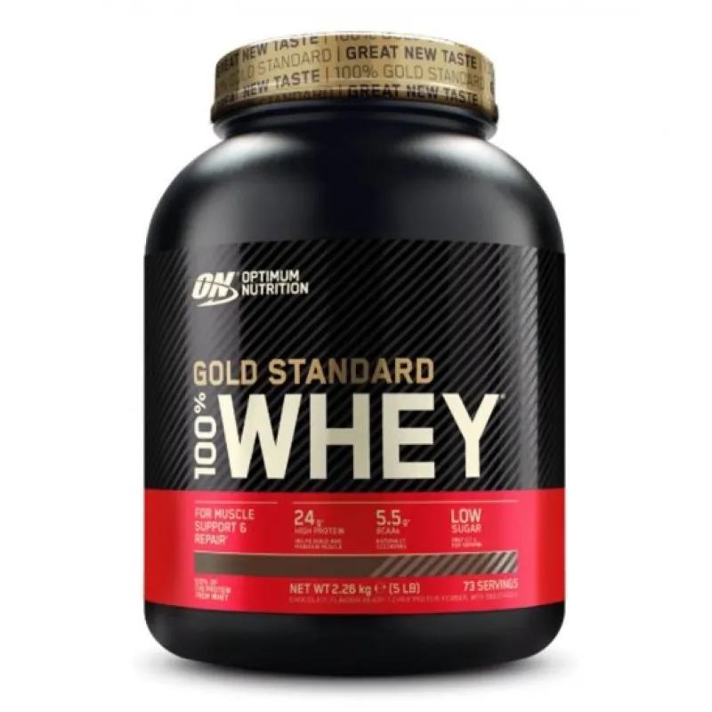 Сироватковий протеїн Optimum Nutrition (Gold Standard) — 2280 г, білий шоколад-малина