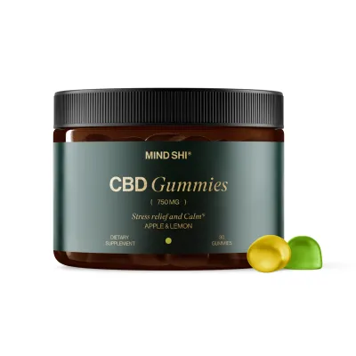 КБД Gummies Full Spectrum 750 mg Apple & Lemon - 30 gummies