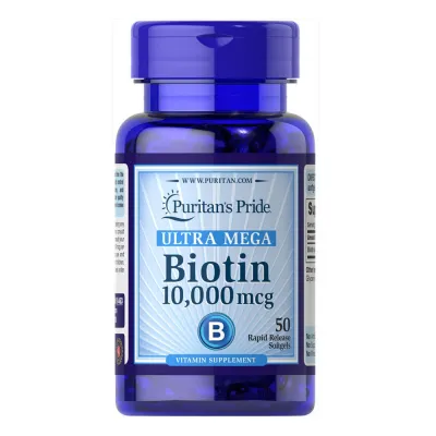 Біотин, Biotin 10000mcg - 50caps