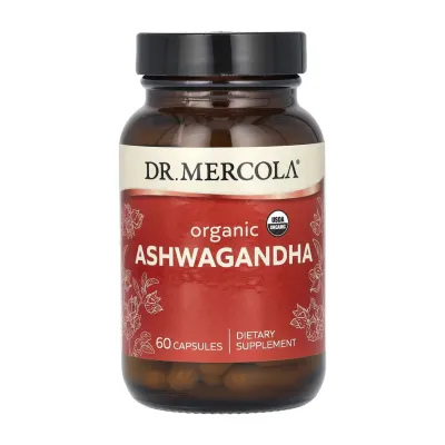 Ашвагандха, Organic Ashwagandha - 60 caps