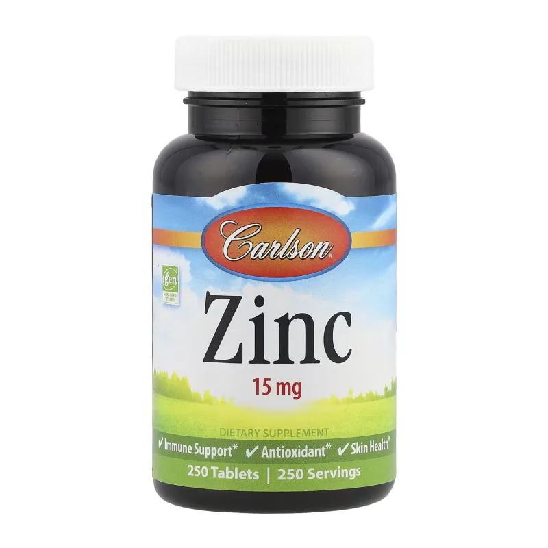Цинк, Zinc 15mg - 250 tabs