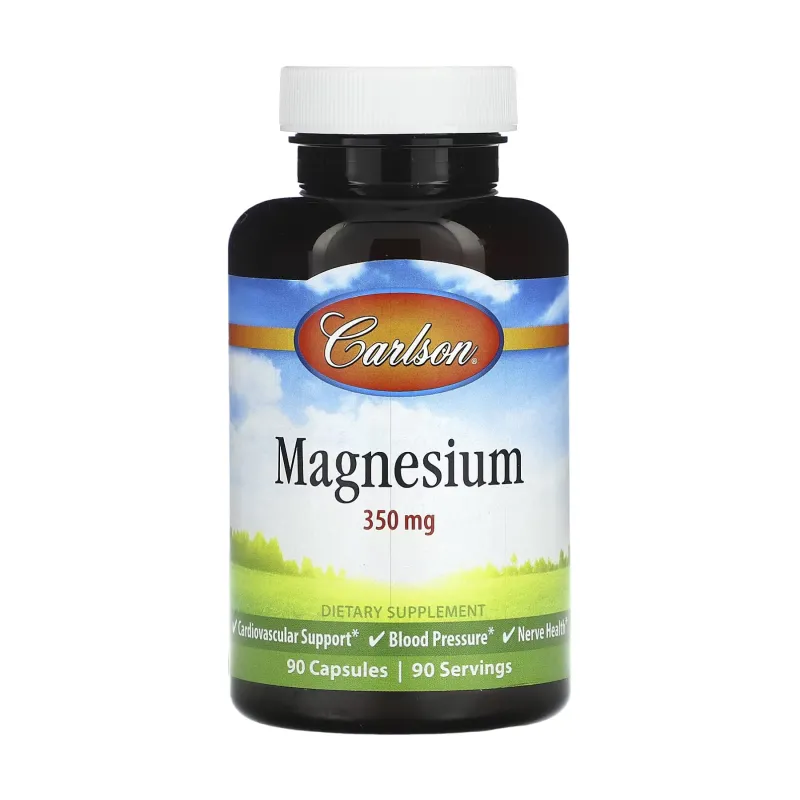 Магний, Magnesium 350mg - 90 caps