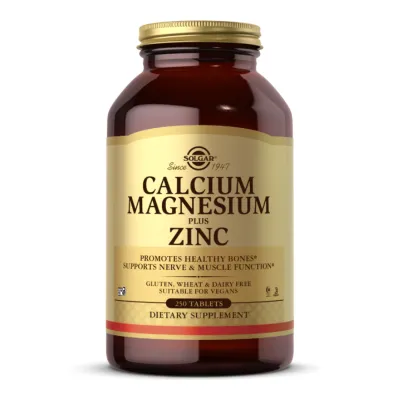 Комплекс кальцій, магній та цинк, Calcium Magnesium Plus Zinc - 250 tabs
