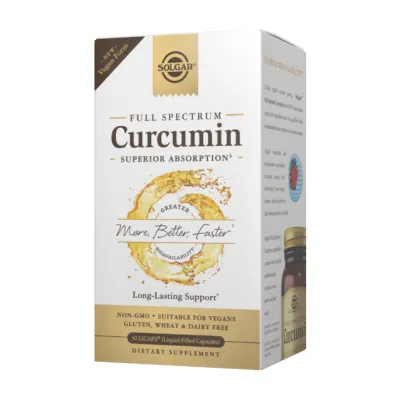 Куркумін 88мг Solgar (Full Spectrum Curcumin) — 60 софтгелів
