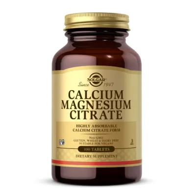 Кальцій та магній (цитратна форма), Calcium Magnesium Citrate - 100 tabs