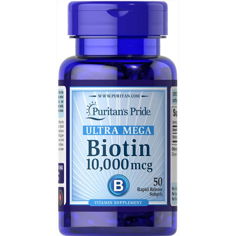Біотин, Biotin 10000mcg - 100caps