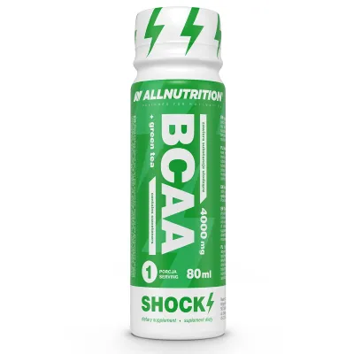 BCAA амінокислоти Allnutrition (Shock Shot) — 80 мл, green tea