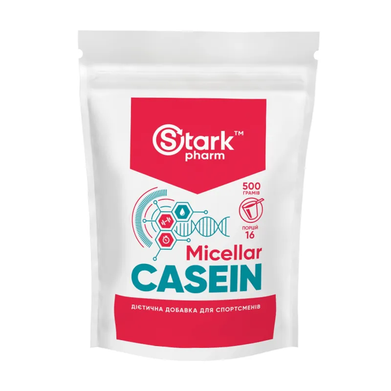Казеїн Stark Pharm (Micellar Casein) — 500 г, ваніль-cake