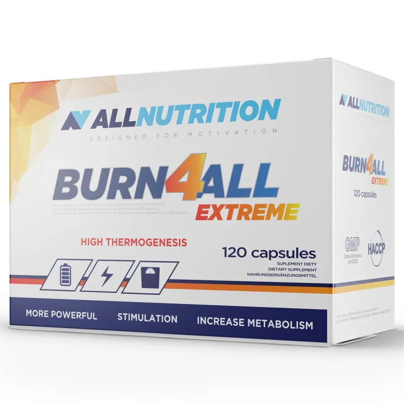 Жироспалювач, Burn4all - Extreme - 120caps
