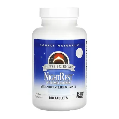 Комплекс для сна, Sleep Science® NightRest™ with Melatonin - 100 tabs