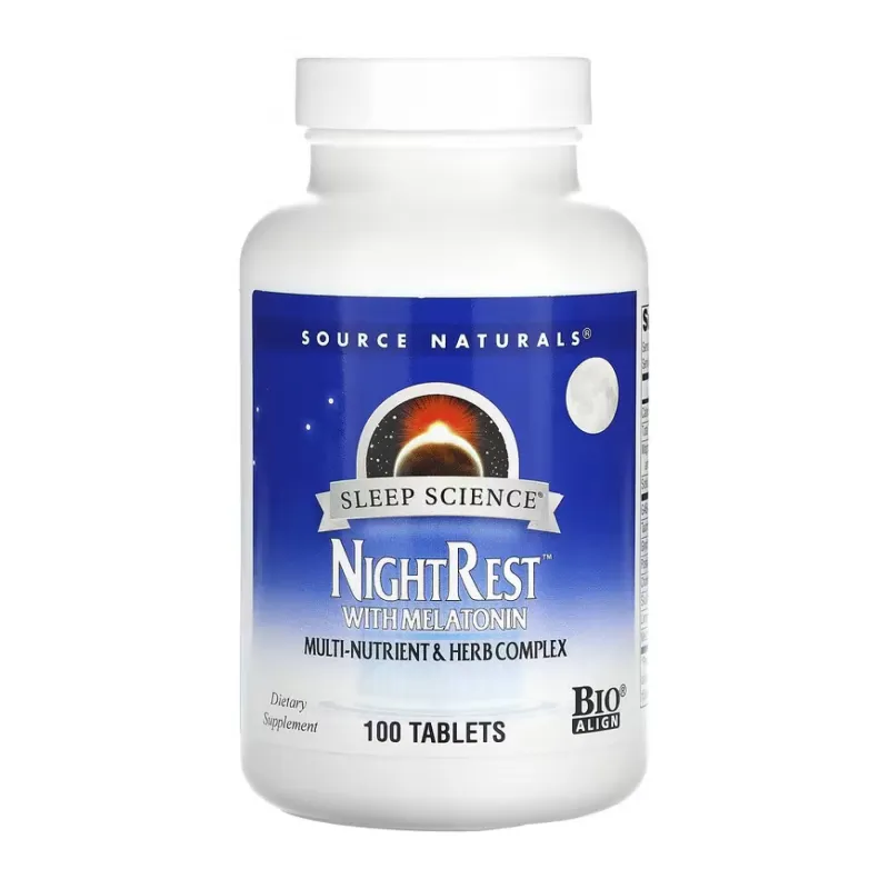 Комплекс для сну, Sleep Science® NightRest™ with Melatonin - 100 tabs