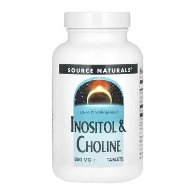 Інозитол 800мг Source Naturals (Inositol & Choline) — 50 таблеток