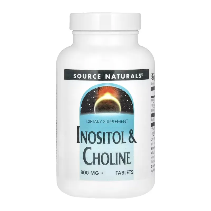 Інозитол 800мг Source Naturals (Inositol & Choline) — 50 таблеток