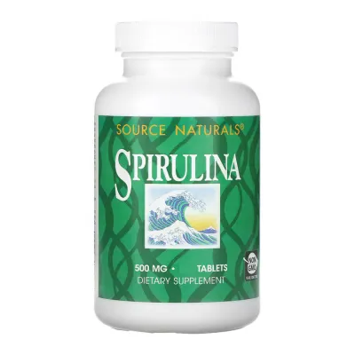 Спіруліна, Spirulina 500mg - 100 tabs