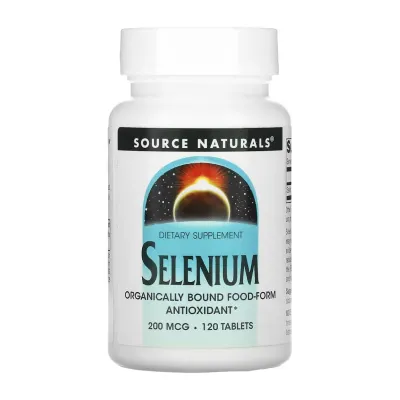 Селен 200мкг Source Naturals (Selenium) — 120 таблеток