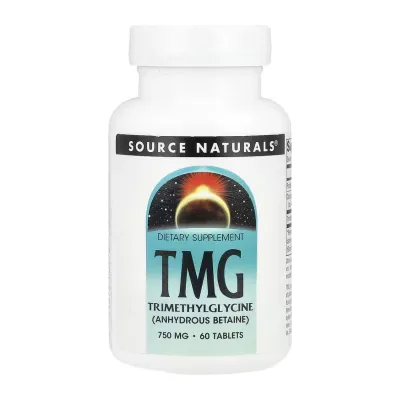 Триметилгліцин, TMG 750mg - 60 tabs