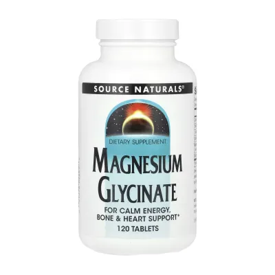 Магній гліцинат (хелатна форма), Magnesium Glycinate - 120 tabs