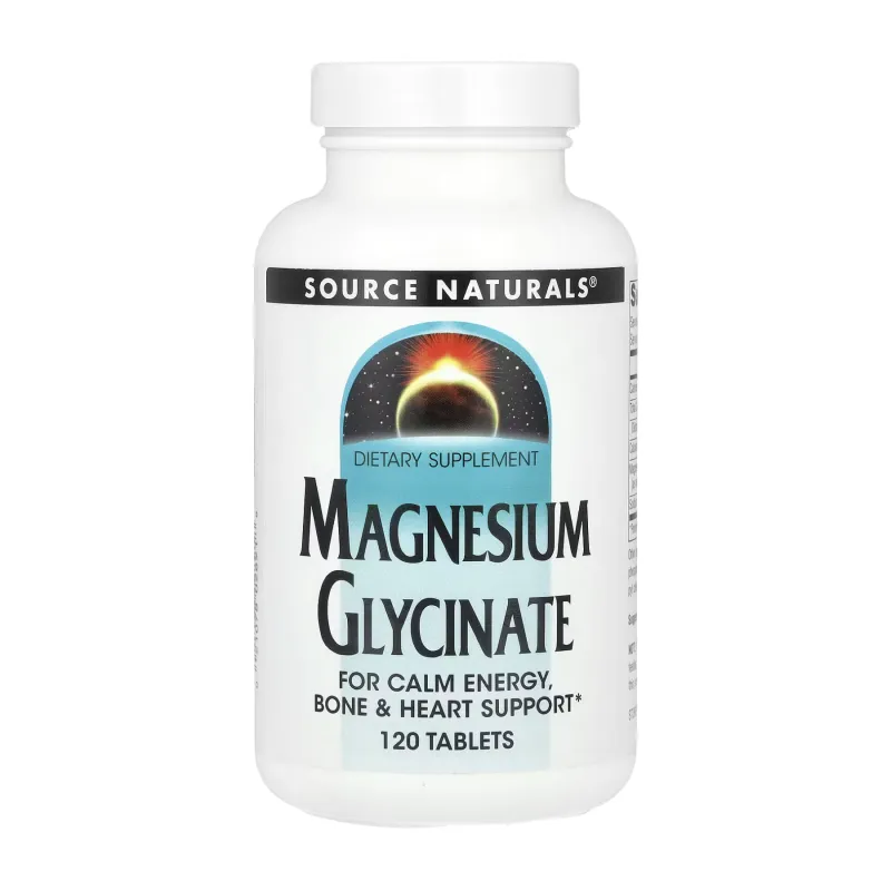 Магний глицинат (хелатная форма), Magnesium Glycinate - 120 tabs