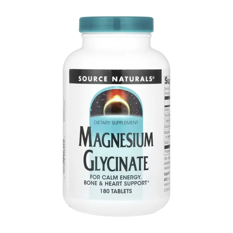 Магний, Magnesium Glycinate - 180 tabs