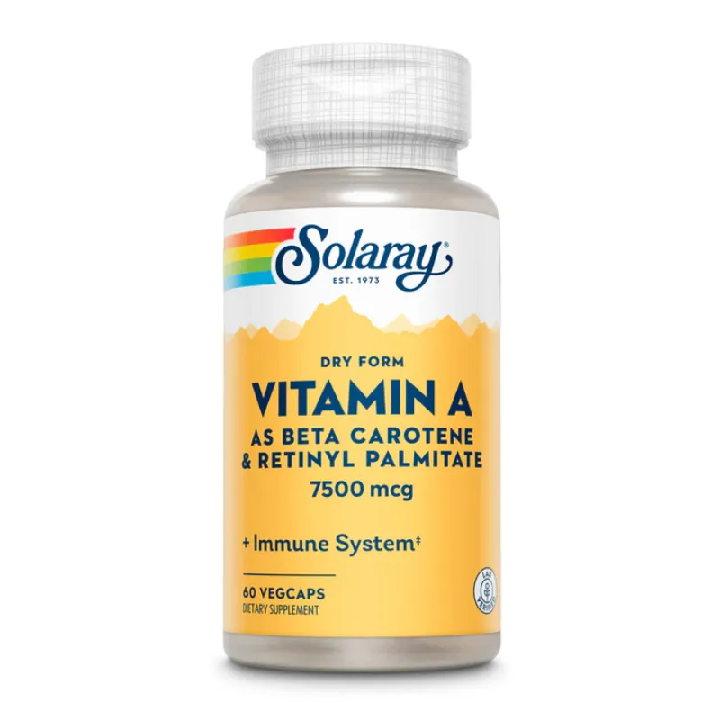 Витамин А, Vitamin A Dry Form 7600mcg - 60 caps