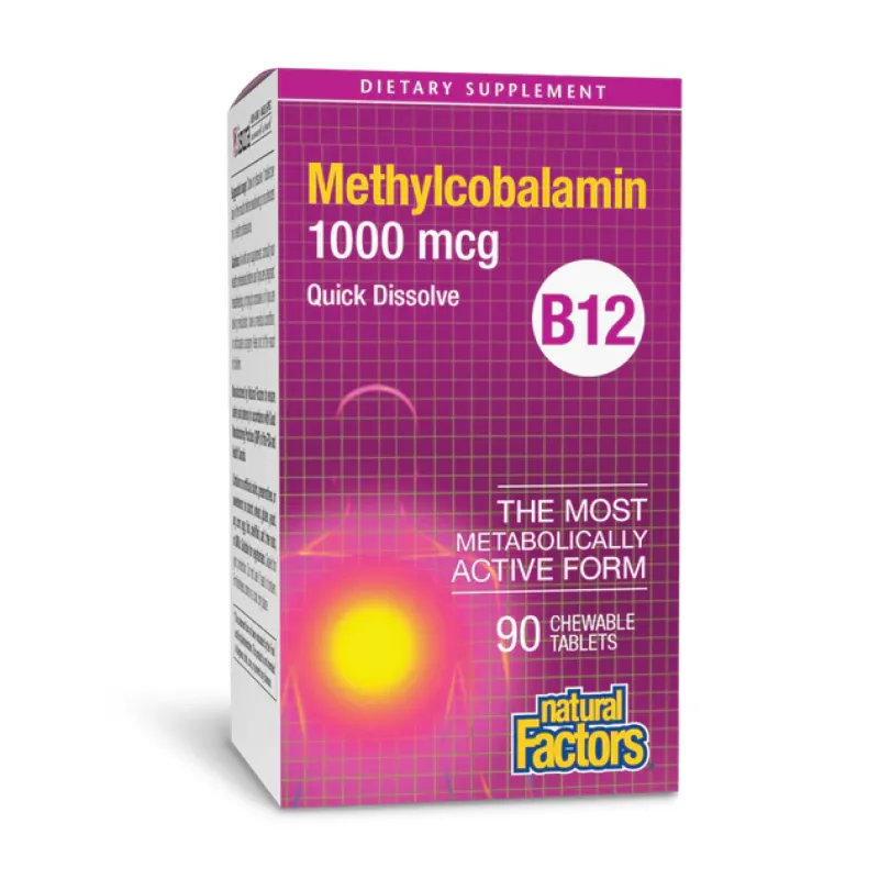 Метилкобаламин, B12 Methylcobalamin 1000 mcg - 90 tabs