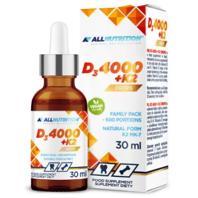 Витамин Д3, D3 4000drops K2 - 30ml