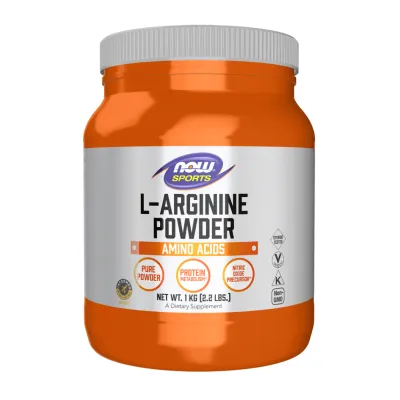 L-аргінін Now Foods (L-Arginine Powder) — 1000 г, для сили та тренувань
