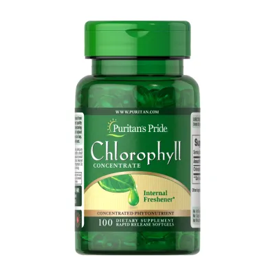 Хлорофіл, Chlorophyll Concentrate 50mg - 100 softgels