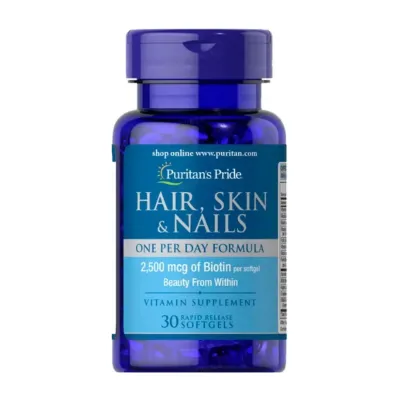 Комплекс для красоты, Hair, Skin & Nails One Per Day Formula - 30 softgels