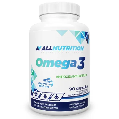 Омега-3 рыбий жир Allnutrition — 90caps, для сердца, мозга и зрения