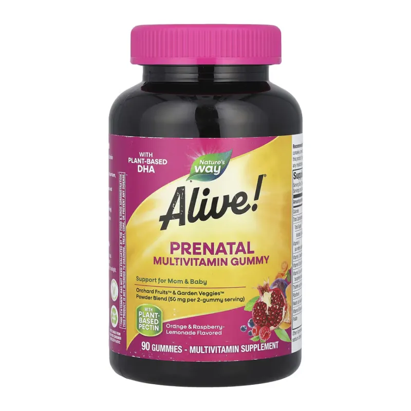 Мультивитамины для беременных, Alive!® Prenatal Multivitamin Gummy - 90 gummies