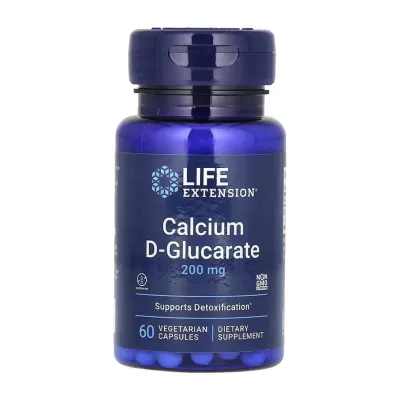 Кальций Д-Глюкарат, Calcium D-Glucarate 200mg - 60 vcaps