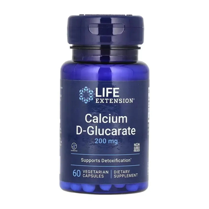 Кальций Д-Глюкарат, Calcium D-Glucarate 200mg - 60 vcaps