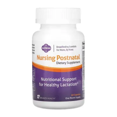 Вітаміни для післяпологового періоду, Milkies Nursing Postnatal Breastfeeding Multivitamin - 60 caps