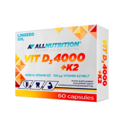 Витамин D3 Allnutrition (Vit D3 4000 + K2) - 60caps