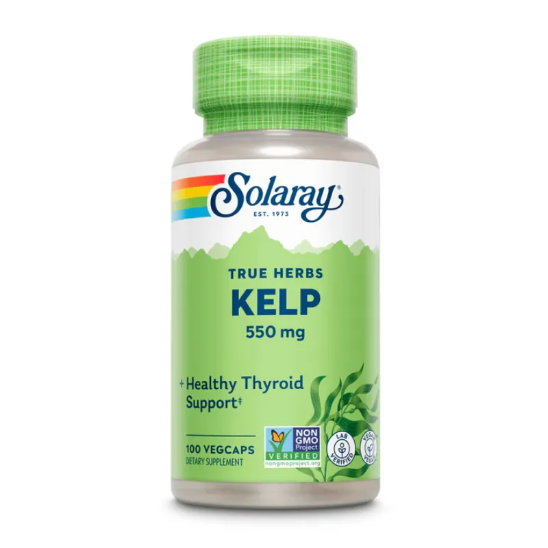Келп, Kelp Seaweed 550mg - 100 vcaps
